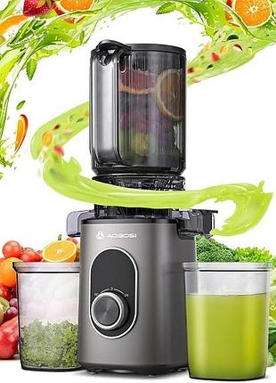 Соковыжималка холодного отжима aaobosi cold press juicer (gris / metal)