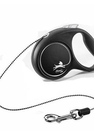 Рулетка flexi (флекси) design m 20кг 5м трос желтый