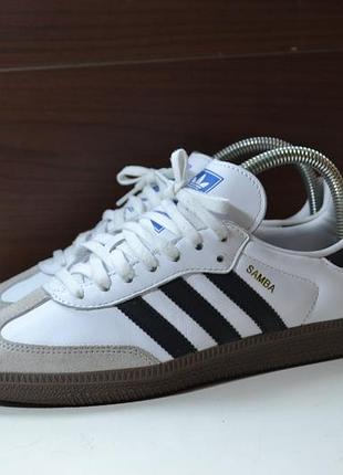 Adidas samba og 38р кроссовки кеды кожаные оригинал