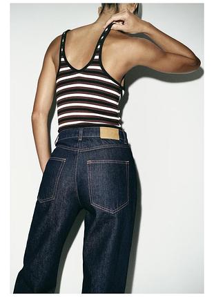 Джинси straight high-waist zara
