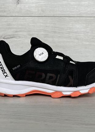 Женские треккинговые кроссовки adidas terrex agravic boa rain.rdy бег по рядной местности