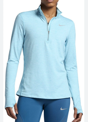 Лонгслив на короткой молнии nike element half zip функциональный лонгслив оригинал