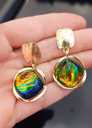Шикарные серьги хамелеоны, очень красивые 😍