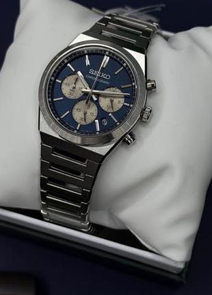 Seiko sport chronograph blu dial ssb453p1