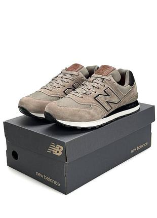 Кроссовки мужские new balance 574 brown