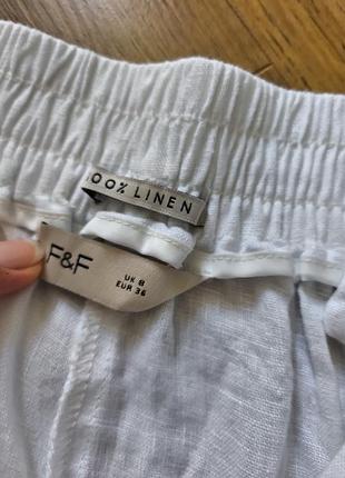 Льняные брюки f&amp;f 5