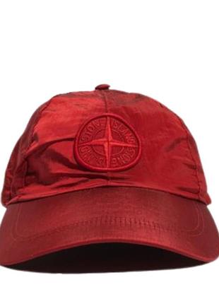 Кепка stone island nylon cap red 771599576 v0010