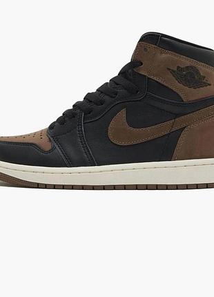 Кроссовки мужские air jordan 1 retro high black dz5485-020