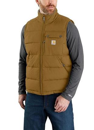 Жилетка carhartt montana insulated vest for men in brown ov5475-m