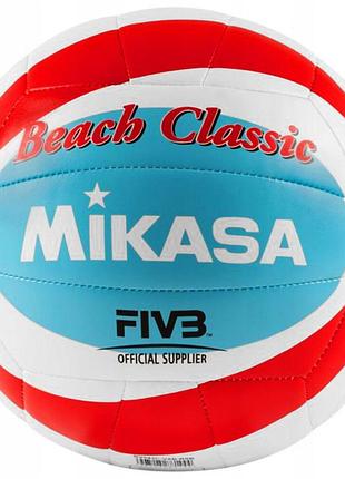 Мяч волейбольный mikasa beach classic bv543c-vxb-rsb