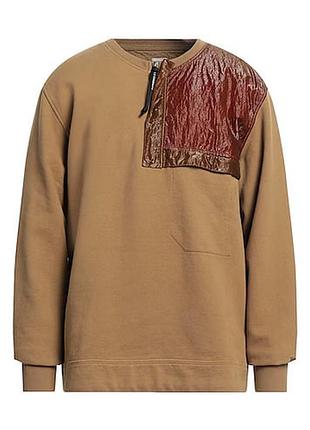 Толстовка cp company brown fleece blend sweater 13cmss264a00609m-318