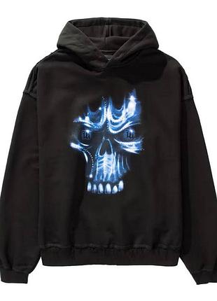 Худи misbhv black consumed by fire hoodie 3021ex002