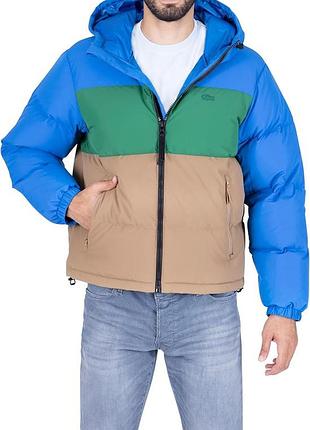 Куртка lacoste men's colorblock hooded down jacket bh5442 51 nij