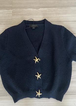 Zara кардиган новий розмір s темно синього кольору
