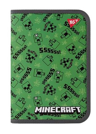 Папка для зошитів yes "minecraft", пластикова папка в5 на замочку 492203