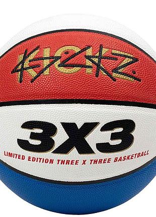 Мяч баскетбольный k1x moneyball 3x3, размер 6 2212-5809/1612