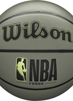 Мяч баскетбольный wilson nba forge khaki, размер 7 - wtb8202xb07 wtb8202xb07