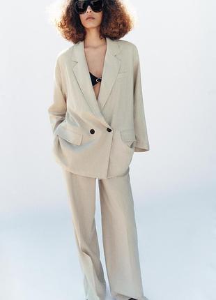 Жикет льняний zara