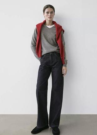 Прямі широкі джинст massimo dutti