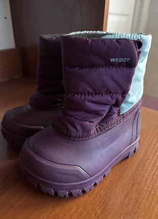 Дитячі зимові чобітки wedze decathlon 22/23 (14 cm) оригінальні