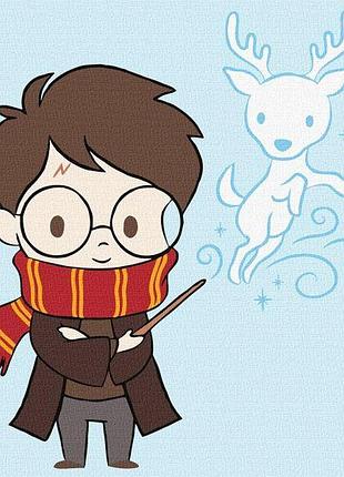 Картина за номерами - harry potter: милий патронус ©warner bros. ідейка 25х25 см (kho1397)