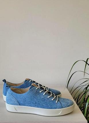 Кеди шкіряні оригінал ecco soft 8 440503 рр.39