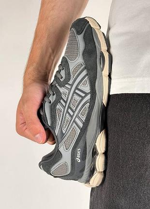 Мужские кроссовки asics gel-nyc#x m grey beige