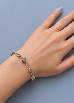 Chrome hearts браслет мініатюрний жіночий, металевий
