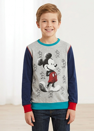 Кофта лонгслів / undercolos of benetton / disney /mickey mouse ➡️ вік 10-11років (зріст 150см)