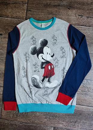 Кофта лонгслів / undercolos of benetton / disney /mickey mouse ➡️ вік 10-11років (зріст 150см)