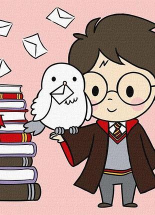 Картина за номерами - harry potter: гаррі та листи ©warner bros. ідейка 25х25 см (kho1405)