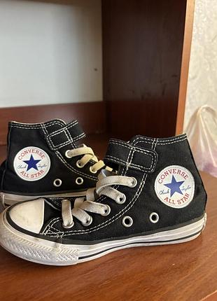 Оригінальні converse all star high чорні 27 р. / 17 см