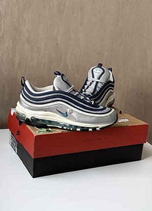 Кросівки nike air max 97 сині 25 см устілка 40 р. кроссовки nike синий dq9131-001 серые бігові  беговые