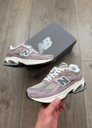 Стильные кроссовки new balance 2010 ice wine/castlerock