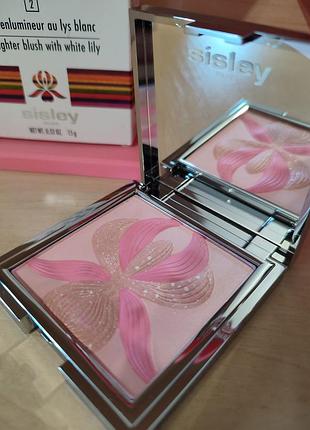 Сяючі рум'яна-хайлайтер sisley l'orchidée rose highlighting blush sisley paris, відтінок №2 (rose)
