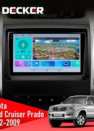 Штатна магнітола toyota land cruiser prado (120) 2002-2009 amp decker d9-009 4x64, dsp, 4g, 2k