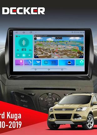 Штатна магнітола ford kuga 2013-2019 decker d9-009 4x64, dsp, 4g, 2k