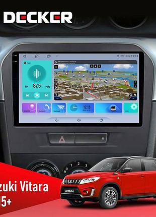 Штатна магнітола suzuki vitara 2015 decker d9-009 4x64, dsp, 4g, 2k