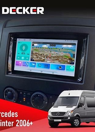 Штатна магнітола mercedes-benz sprinter (w906) 2006 decker d9-009 4x64, dsp, 4g, 2k