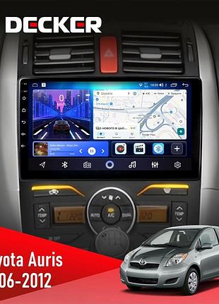 Штатна магнітола toyota auris 2006-2012 decker d10-006 4x64, 4g