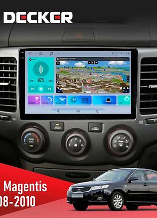 Штатна магнітола kia magentis 2008-2010 decker d9-009 4x64, dsp, 4g, 2k