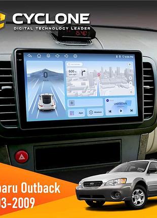 Штатна магнітола subaru outback 2003-2009 cyclone c9-012 4x64 dsp 4g