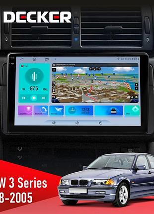 Штатна магнітола bmw 3 series (e46) 1998-2005 радіо модуль decker d9-009 4x64, dsp, 4g, 2k
