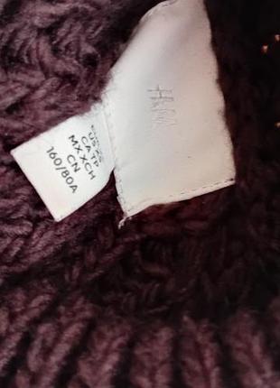 Джемпер крупной вязки h&m 5