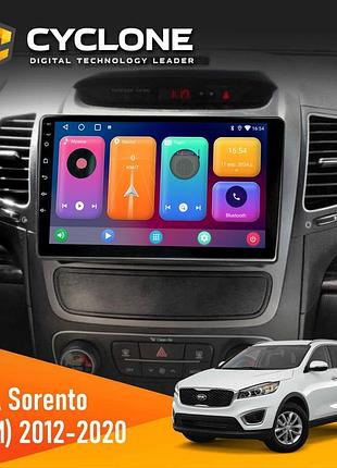 Штатна магнітола kia sorento 2012-2020 cyclone c9-001 2x64 cpl