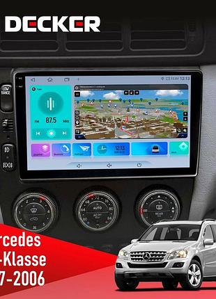 Штатна магнітола mercedes-benz ml-class (w163) 1997-2006 decker d9-009 4x64, dsp, 4g, 2k
