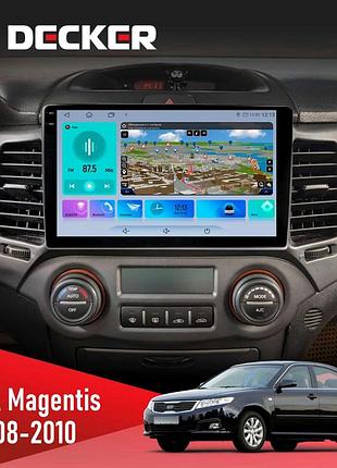 Штатна магнітола kia magentis 2008-2010 universal decker d9-009 4x64, dsp, 4g, 2k