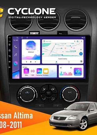 Штатна магнітола nissan altima 2008-2011 cyclone c10-011 4x64, dsp