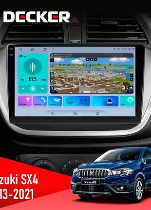 Штатна магнітола suzuki sx4 2013-2021 decker d9-009 4x64, dsp, 4g, 2k