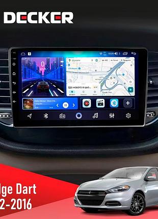 Штатна магнітола dodge dart 2012-2016 decker d9-006 4x64, 4g